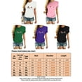thumbnail image 2 of Bellella T-Shirt pour Femmes, Manches Courtes, Col Rond, Tunique Décontractée, Vert 3TG, 2 of 2