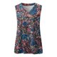 thumbnail image 5 of Camiseta holgada sin mangas con cuello redondo y estampado de flores informales de verano para mujer Pompotops lopia994463, 5 of 5