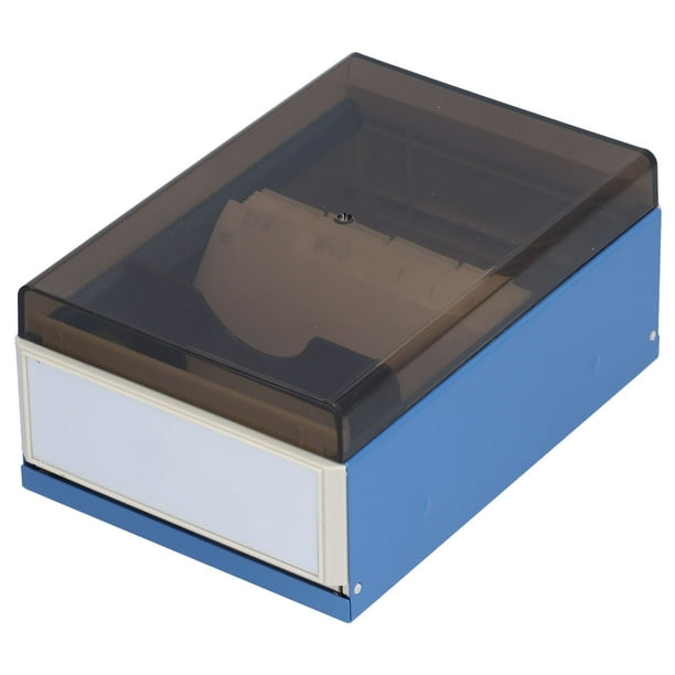 Index Card Holder, Large Capacity Convenient Practical Long Lasting Sliding Design Index Card