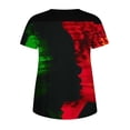 thumbnail image 4 of Eres Más Que una Camisa de Puntuación de Prueba Mujeres de Moda Impresión Casual Manga Corta Suelta Camiseta de Tamaño Más, Blusa de Túnica de Cuello Redondo, 4 of 5