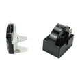 thumbnail image 5 of Semetall Refrigerator Starter Relay 4.7 PTC 2 Pin 15O Refrigerator Starter Relay and 1/5HP Refrigerator Overload Protector Replacement Part (4 Pieces in Total), 5 of 5