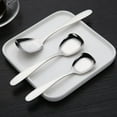 thumbnail image 5 of JoyMoreHome Dessert Spoons,18/10 Stainless Steel Spoon, Square Head Ice Cream Spoons for Tea, Dessert, Sugar, 5 of 5