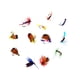 thumbnail image 4 of 12x de Señuelos de pesca con mosca, señuelo de pesca con mosca, cebos de superficie, Streamer, señuelos de pesca de lubina para Panfish, 4 of 9