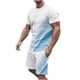 thumbnail image 2 of Camisas de verano Kakina CMSX para hombre, liquidación, conjunto de 2 piezas de camiseta informal de manga corta y pantalones cortos deportivos ajustados., 2 of 5