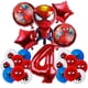 thumbnail image 1 of Decoraciones de fiesta de cumpleaños de SpiderMan para niños, globos de papel de aluminio de látex, tema de araña, suministros para eventos, vajilla desechable, 1 of 5
