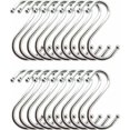 thumbnail image 1 of Versatile Metal Hooks Hangers For Multiple Spaces, Heavy Duty S Hooks With Double Sided Design For Hanging In Kitchen, Garden, Bedroom And Bathroom, 1 of 5