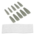 thumbnail image 4 of Uñas postizas de ataúd extralargas, 10 piezas de uñas postizas de cubierta completa, puntas de uñas postizas de ataúd, funcionalidad versátil, 4 of 8