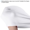 thumbnail image 4 of Uxcell Silicone Swim Cap, Waterproof Swimming Hat Non-Slip Adult Swim Cap for Women and Men, White 2 Pcs, 4 of 6