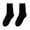 Black, variant on Yesbay 3 Pairs Women Socks Breathable Mid-tube Socks High Elasticity Warm Anti-slip No Odor Lady Sports Socks