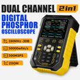 thumbnail image 4 of Digital Oscilloscope Generator, 2 Channels 180MHz Bandwidth Handheld Oscilloscope With Generator, 4 of 8