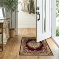 thumbnail image 2 of ODIKA 2'x3' Washable Accent Rug Pet Friendly, Bedside Mat Traditional Way Motif Decorative Border Vintage Hallways for Bedroom, Nursery, RV, 2 of 7