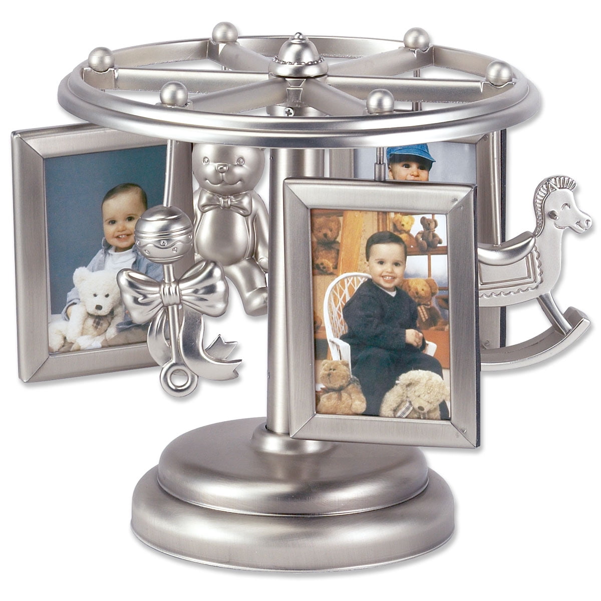 Baby FrameGoRound Multi 2x3 Picture Frame Wind Up Design