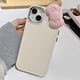 thumbnail image 4 of Funda de teléfono de silicona suave con lazo rosa 3D Linda coreana para iPhone 14 13 12 11 Pro Max X XR Funda a prueba de golpes de Color sólido, 4 of 4