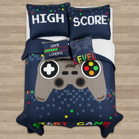 5pc Full/Queen Video Games Quilt Set - Lush Décor