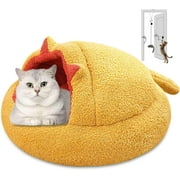 1pc Pet Fleece-Lined Sleeping Bag Cool cat beds Cute cat beds cat cave Cat Plush Kennel Cave cat Tent Bed Funny cat beds Plush Dog Bed Pet Bed Travel Kitten Bed pp Cotton Cat nest 45x30cm