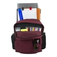 thumbnail image 6 of Fuel Unisex Legacy Deluxe Classic Backpack, Maroon, 6 of 6
