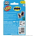 thumbnail image 4 of Juego de cartas Mattel Games UNO Batman Comics para niños y adultos, 4 of 6