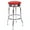 Red, variant on 19715- Floridian Swivel Bar Stool-Color:Black,Height:24