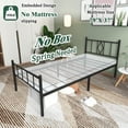 thumbnail image 5 of Eavesince Metal Bed Frame, Twin XL Size, 5 of 8