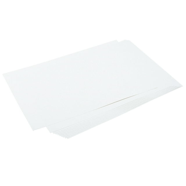 Unique Bargains Shimmer Cardstock Paper 25 Sheets, 8x11.5 Inch 92 Lb/250gsm, White