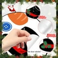 thumbnail image 6 of JoyMoreHome Christmas Snowman Pattern Stickers Decor, Self-Adhesive Stickers, for Window, Door, Fridge, 6 of 9
