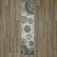 thumbnail image 2 of Mohawk Home Alexa Medallion Runner Rug, Gray, 2'x8', 2 of 8