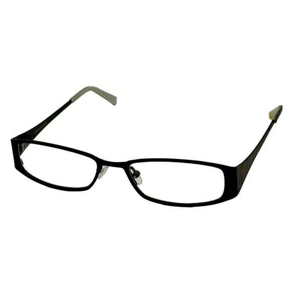 Jones New York Metal Rectangle Eyeglass Frames, Model J461, Black, 51mm, 1 Pair