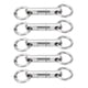 thumbnail image 1 of 5 unids/lote de columna de acero inoxidable tipo anillo giratorio rodamiento de pesca giratorio conector de gancho accesorios de pesca 9 #, 1 of 14