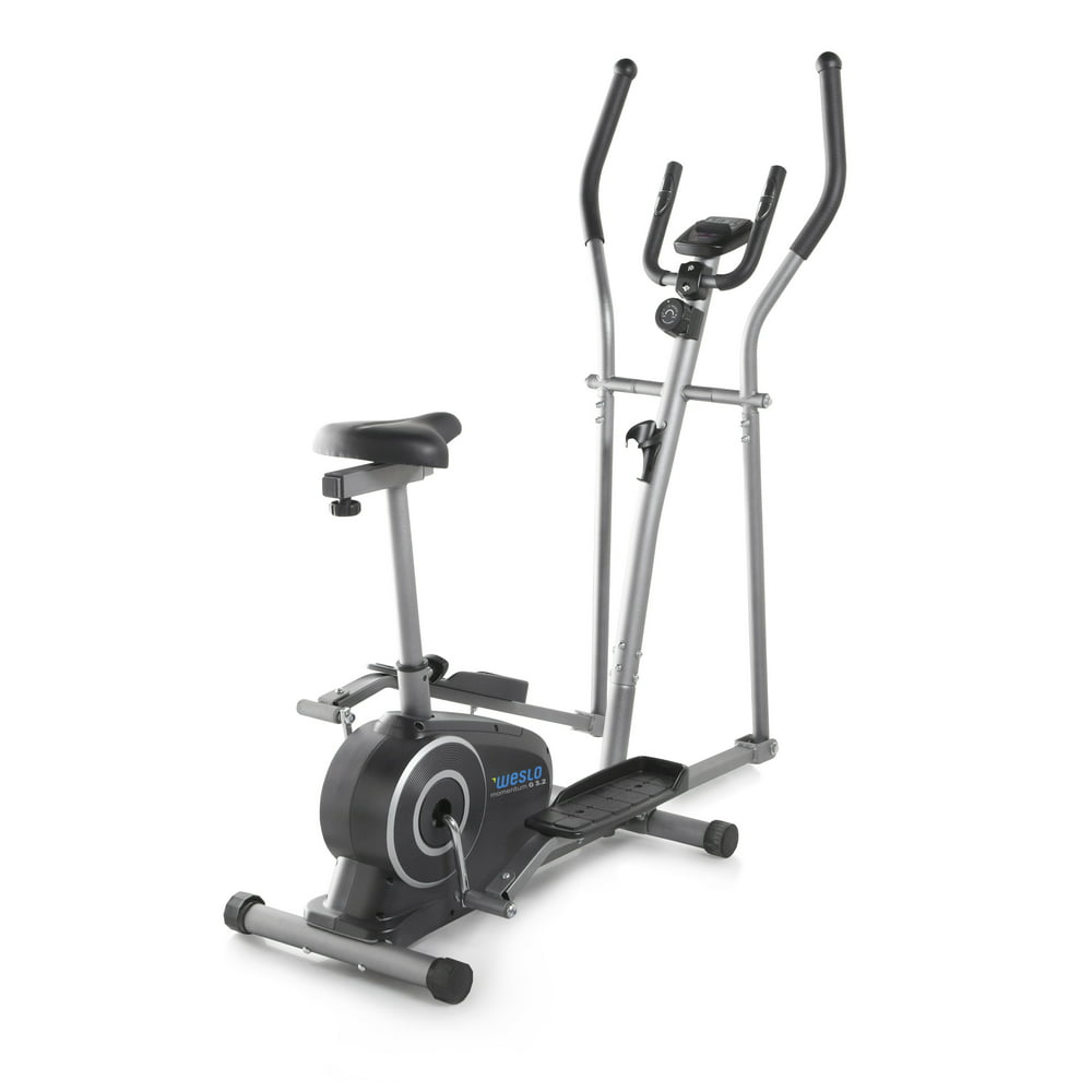 Weslo Momentum G 3.2 Bike and Elliptical Hybrid Trainer with LCD Window Display and 250 lb. Weight Capacity