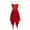 Red, variant on TiaoBug Women's Asymmetric Chiffon Modern Ballet Dance Dress Irregular Illusion Skirt Dancewear Wine_Red L