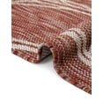thumbnail image 7 of Unique Loom Outdoor Botanical Collection Area Rug - Leaf (8' x 11' 4" Rectangle Rust Red/Gray), 7 of 7