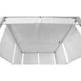 thumbnail image 5 of Pangea Home Madonna Modern Aluminum Outdoor Daybed in White Frame/Fabric, 5 of 15