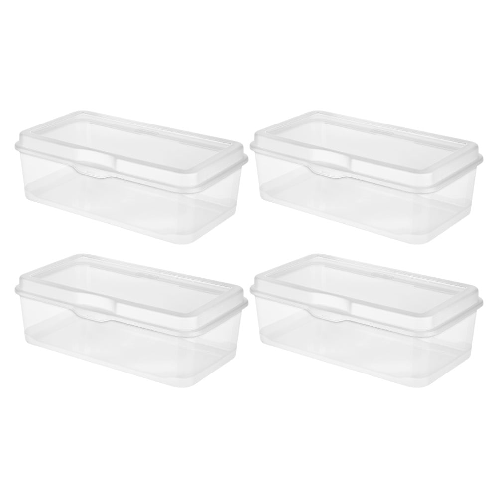 Sterilite 1805 Large Flip Top Storage Container Box Organizer With