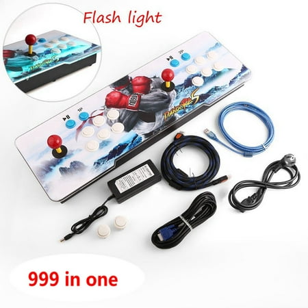 999 In 1 Double Stick Arcade Console Classic Video Audio Fight Games Gamepad Machine VGA HDMI HD USB US Plug