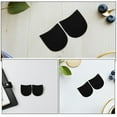 thumbnail image 3 of Raindrops 4Pcs Heel Protector for Shoes in Black with Shapes and Stability Enhancement, 3 of 8