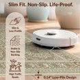 thumbnail image 6 of Design&I 6'x9' Washable Area Rug Snag-Free Boho Quartered Table Motif Symmetrical Interlocking Mediterranean for Dining Room, Under Office, 6 of 7