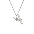 thumbnail image 2 of Delight Jewelry Silvertone French Horn Silvertone Believe Faith Prayer Hope Bar Charm Necklace, 23", 2 of 4
