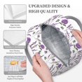 thumbnail image 3 of Fotbe Lavender Flowers Bolsa de Almuerzo con Estampado, Lonchera Aislada, Contenedor de Comida Reutilizable Tipo Cooler a Prueba de Fugas, 3 of 6
