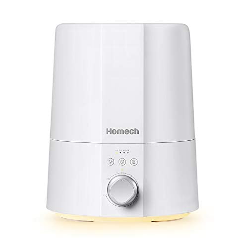 Homech Ultrasonic Cool Mist Humidifiers, Essential Oil Diffusers, Night