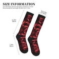 thumbnail image 2 of Picia Red Line Printed Sports Compression Socks - 15-20mmHg Graduated Compression, High-Performance Soft and Breathable Socks for Men and Women, 2 of 5