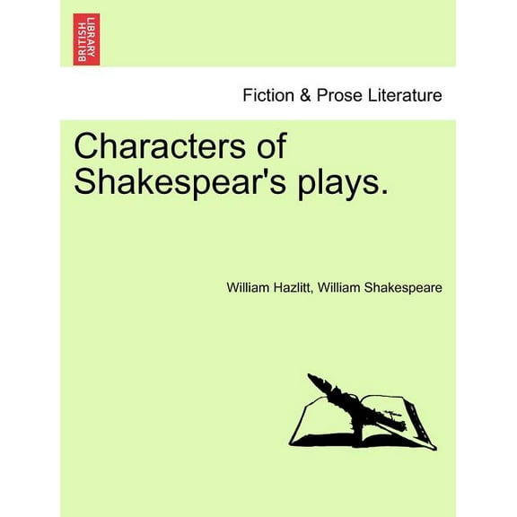 Characters of Shakespear's Plays., (Paperback)