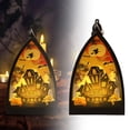 thumbnail image 2 of CJiaWei Halloween Glass Light Gothic Desktop Ornament Home Decoration Unique Centerpiece For Table Shelf Mantel, 2 of 4