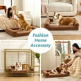thumbnail image 3 of Katieovy Orthopedic Dog Beds for Large Dog,32 inch Removable Washable Dog Beds with Sides,Non-Slip Bottom Memory Foam Large Pet beds,Khaki, 3 of 10