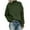 Green, variant on MIUOWANP Cotton Sweaters for Women And Winter Women's Casual Round Neck Pullover Blouse Knitting Long Sleeve Solid Tops Sweaters