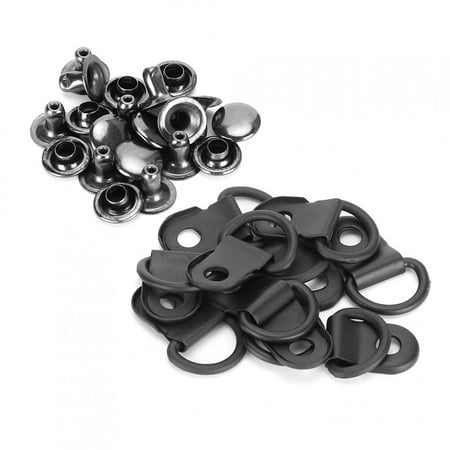 

100Set Leather Eyelet Buckle Shoelace Hook For Bags Leather