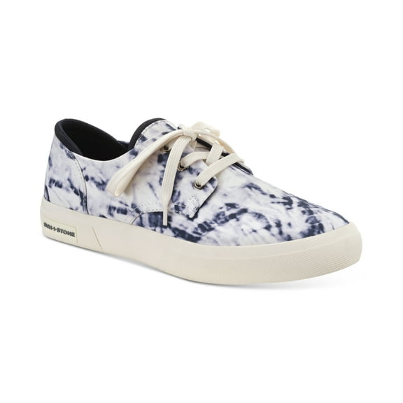 Sun   Stone Men's Kiva Lace-up Core Sneakers, Created for Macy's - Blu/wht Tie Dy