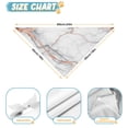 thumbnail image 6 of Dog Bandana 1 Pack,White Marble Rose Gold Line Pattern Bandanas for Dogs,Cat Bandana,Small/ Large Dog Bandana 2 Size,Dog Bandanas, 6 of 6