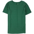 thumbnail image 1 of Reebok Womens Supremium Mesh-Sleeves Basic T-Shirt, Green, X-Small, 1 of 2