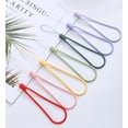 thumbnail image 2 of Wrist Strap Hand Lanyard Waterproof Silicone Rubber Charms FoThumb Drives Keys Badges Keychain 7pcs Assorted Colors, 2 of 3