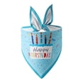 thumbnail image 6 of Dog Birthday Bandana Super Soft Exquisite Pattern Polyester - Birthday Themed Print Pet Scarf - Puppy Saliva Bib - Pet Accessories, 6 of 8